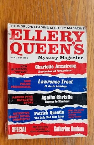 Bild des Verkufers fr Ellery Queen's Mystery Magazine June 1965 zum Verkauf von Scene of the Crime, ABAC, IOBA