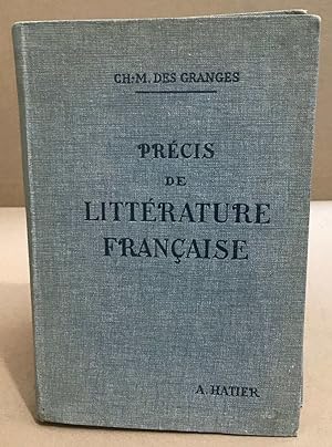 Image du vendeur pour Precis de littérature française mis en vente par librairie philippe arnaiz