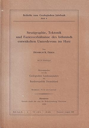 Bild des Verkufers fr Stratigraphie, Tektonik und Faziesverhltnisse des bhmisch zum Verkauf von Clivia Mueller