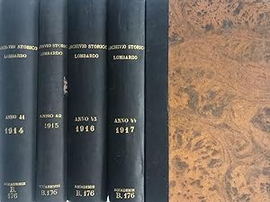 Archivio storico lombardo 1914-1917 Giornale della Società Storica Lombarda