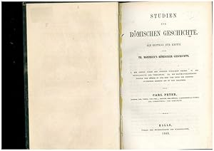 Studien zur römischen Geschichte. Ein Beitrag zur Kritik von Th. Mommsen`s römischer Geschichte.