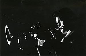 "CHET BAKER" Photo originale argentique par CHENZ au CHAT QUI PÊCHE en 1963 avec son tampon au dos