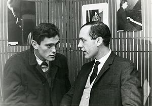 "Roger GUÉRIN et Bobby JASPAR au CHAT QUI PÊCHE " Photo originale argentique (début des années 60)