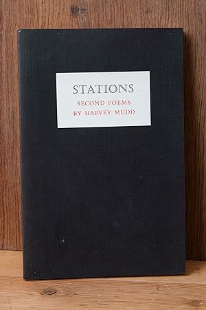 Immagine del venditore per Stations: Second Poems venduto da Snowden's Books