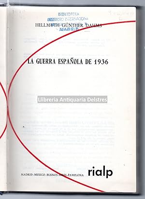 Seller image for La guerra espaola de 1936. for sale by Llibreria Antiquria Delstres