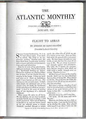 FLIGHT TO ARRAS. [FIRST ENGLISH TRANSLATION IN THE ATLANTIC MONTHLY MAGAZINE ]