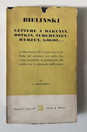 Lettere a Bakunin Botkin Turgheniev Herzen Gogol