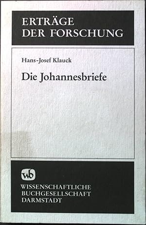 Seller image for Die Johannesbriefe. Ertrge der Forschung ; Bd. 276 for sale by books4less (Versandantiquariat Petra Gros GmbH & Co. KG)