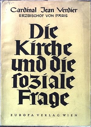 Seller image for Die Kirche und die soziale Frage for sale by books4less (Versandantiquariat Petra Gros GmbH & Co. KG)