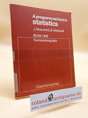 Immagine del venditore per Programmed Text in Statistics: Summarizing Data Bk. 1 venduto da Roland Antiquariat UG haftungsbeschrnkt