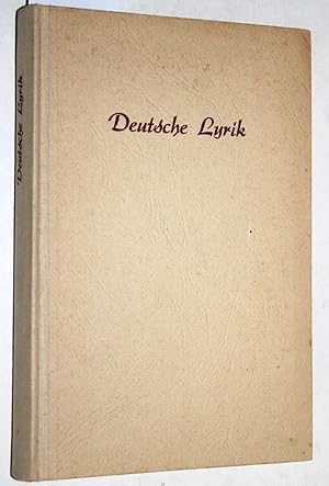 Immagine del venditore per Deutsche Lyrik. venduto da Versandantiquariat Kerstin Daras