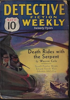Imagen del vendedor de DETECTIVE FICTION Weekly (Formerly FLYNN'S): May 27, 1933 a la venta por Books from the Crypt