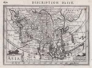 "Asia" - Asia Asie Asien continent Kontinent Japan China Korea Philippines map Karte carte