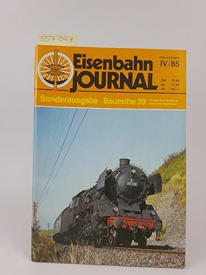 Bild des Verkufers fr Sonderausgabe. Die Baureihe 39. 4.Q. 1985 zum Verkauf von ANTIQUARIAT Franke BRUDDENBOOKS