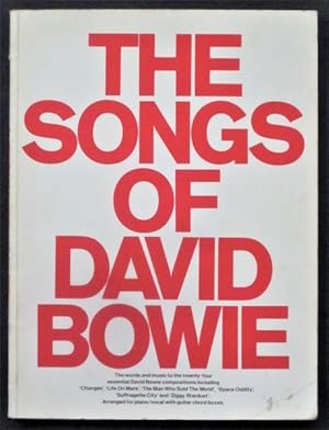 Image du vendeur pour The Songs of David Bowie mis en vente par Goulds Book Arcade, Sydney