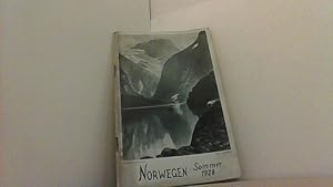 Bild des Verkufers fr Norwegen das Land der Mitternachtsonne, Fjorde, Gletscher und Wasserflle. Sommer 1928. zum Verkauf von Antiquariat Uwe Berg