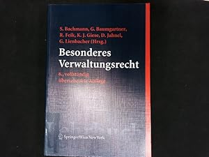 Imagen del vendedor de Besonderes Verwaltungsrecht. (Springers Kurzlehrbcher der Rechtswissenschaft) a la venta por Antiquariat Bookfarm