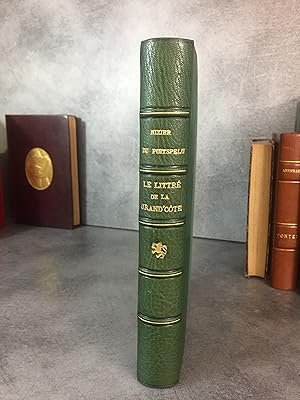 Imagen del vendedor de Le Littr de la Grand'Cte Lyon Patois Linguistique Reliure maroquin masson 1926 a la venta por Daniel Bayard librairie livre luxe book