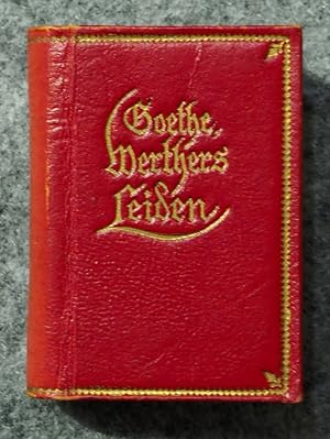 Bild des Verkufers fr Die Leiden des jungen Werthers. Miniaturbuch. zum Verkauf von Antiquariat Reinhold Pabel