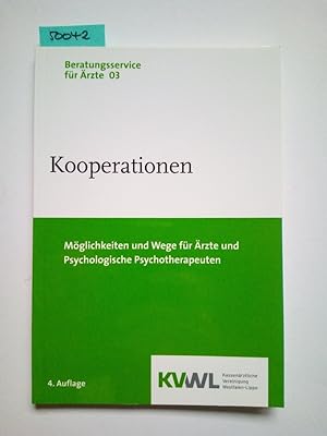 Kooperationen Beratungsservice für Ärzte 03 / Möglichkeiten und Wege für Ärzte und Psychologische...