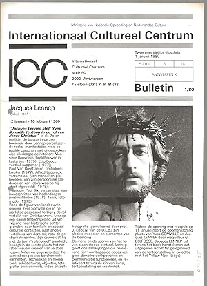 Bild des Verkufers fr ICC / Internationaal Cultureel Centrum - Tweemaandelijks Tijdschrift - Januari 1980 zum Verkauf von The land of Nod - art & books