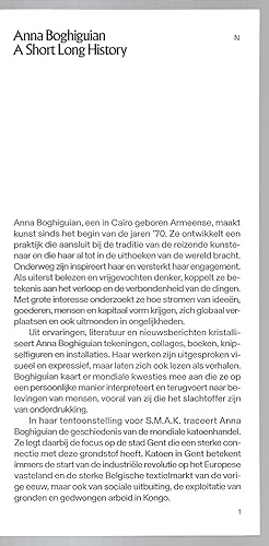 Seller image for Anna Boghiguian : A Short Long History (visitors guide - NL) for sale by The land of Nod - art & books