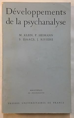 Seller image for Dveloppements de la psychanalyse for sale by librairie philippe arnaiz