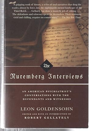 Imagen del vendedor de The Nuremberg Interviews a la venta por EdmondDantes Bookseller