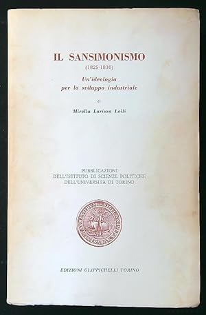 Bild des Verkufers fr Il Sansimonismo 1825-1830 zum Verkauf von Librodifaccia