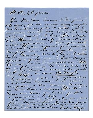 Victor HUGO / Lettre autographe signée / Lucrèce Borgia / Oeuvres / Eschyle