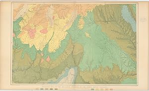 [The Grand Canyon]. Geological Map of the Mesozoic Terraces of the Grand Cañon District.