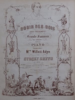 Seller image for SMITH Sydney Robin Des Bois op 16 Piano ca1865 for sale by partitions-anciennes