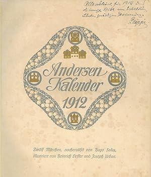 Zwölf Märchen, nacherzählt von Hugo Salus. Andersen Kalender 1912.