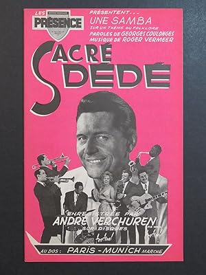 Seller image for Sacr Dd Paris Munich Andr Verchuren Accordon 1963 for sale by partitions-anciennes