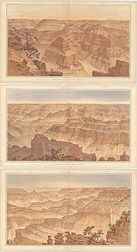 [The Grand Canyon]. Panorama from Point Sublime (on three sheets).