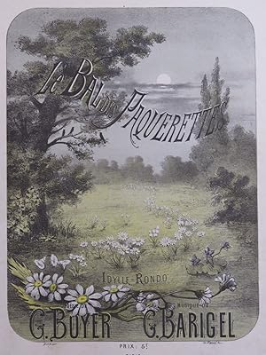 Seller image for BARIGEL G. Le Bal des Paquerettes Chant Piano 1878 for sale by partitions-anciennes