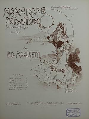 Seller image for MARCHETTI F. D. Mascarade Napolitaine Piano 1900 for sale by partitions-anciennes