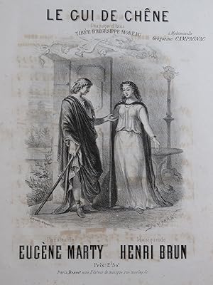 Image du vendeur pour BRUN Henri Le Gui du Chne Chant Piano ca1860 mis en vente par partitions-anciennes