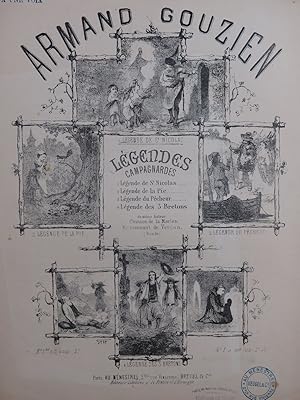 Bild des Verkufers fr GOUZIEN Armand La Lgende de Saint Nicolas Chant Piano zum Verkauf von partitions-anciennes