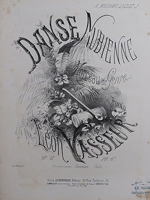 Seller image for VASSEUR Lon Danse Nubienne op 31 Piano ca1880 for sale by partitions-anciennes