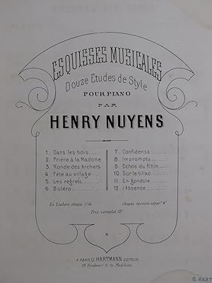 Immagine del venditore per NUYENS Henry Ronde des Archers Piano 4 Mains ca1870 venduto da partitions-anciennes