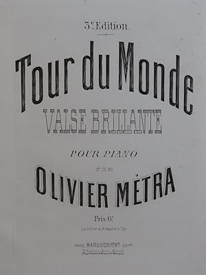 Imagen del vendedor de MTRA Olivier Tour du Monde Piano XIXe sicle a la venta por partitions-anciennes