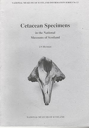 Cetacean Specimens in the National Museums of Scotland.