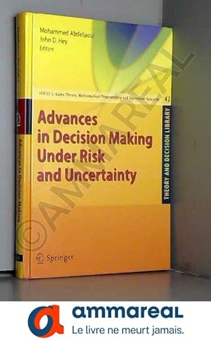 Bild des Verkufers fr Advances in Decision Making Under Risk and Uncertainty (Theory and Decision Library C) zum Verkauf von Ammareal