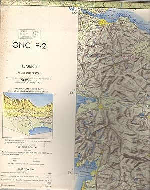 USAF Air Navigation Chart ONC F2 1:1,000000 West Central Europe