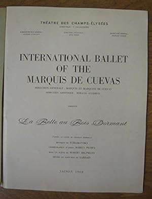 Seller image for La Belle au bois dormant, International Ballet of the Marquis de Cuevas 1960 for sale by JLG_livres anciens et modernes