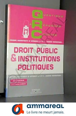 Bild des Verkufers fr QRC de droit public et institutions politiques zum Verkauf von Ammareal