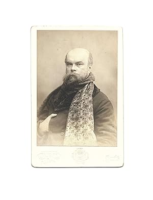 [VERLAINE] Otto Wegener / Photographie originale / Tirage albuminé d'époque / Portrait