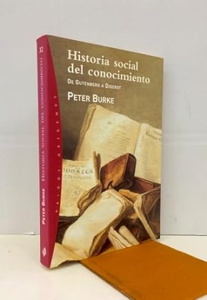Historia social del conocimiento. De Gutenberg a Diderot