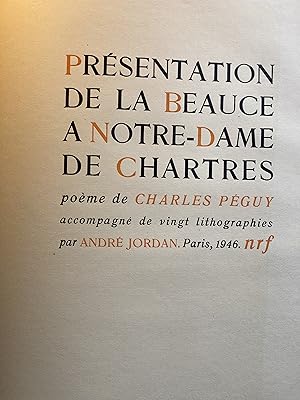 Présentation de la Beauce à Notre-Dame de Chartres